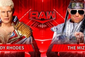 Cody Rhodes The Miz WWE RAW