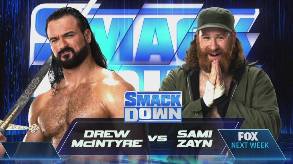 Drew McIntyre Sami Zayn WWE SmackDown