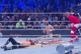 Johnny Knoxville Sami Zayn WWE WrestleMania 38