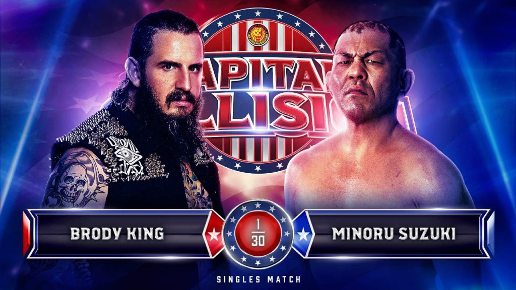 NJPW Capital Collision Minoru Suzuki Brody King