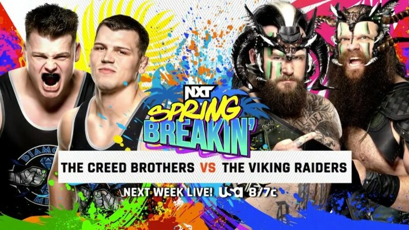 The Viking Raiders Creed Brother WWE NXT Spring Breakin'