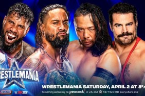 WWE WrestleMania 38 The Usos Rick Boogs Shinsuke Nakamura