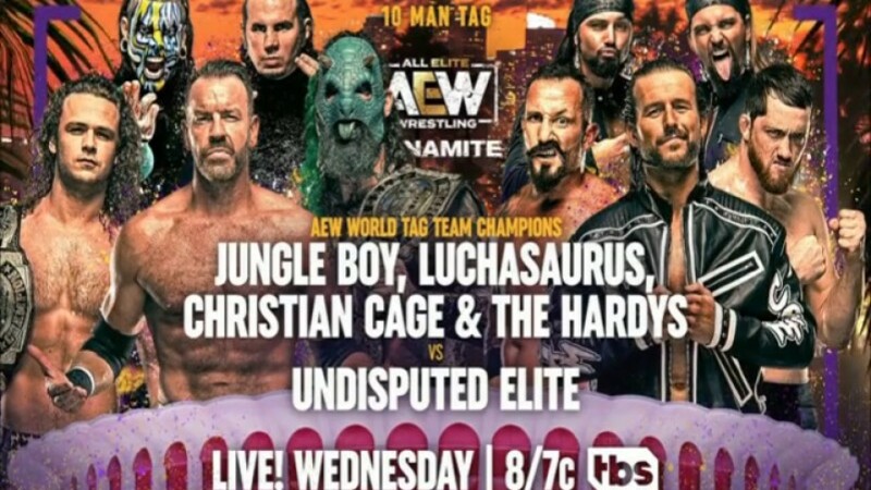 AEW Dynamite Undisputed Elite Hardys Jurassic Express