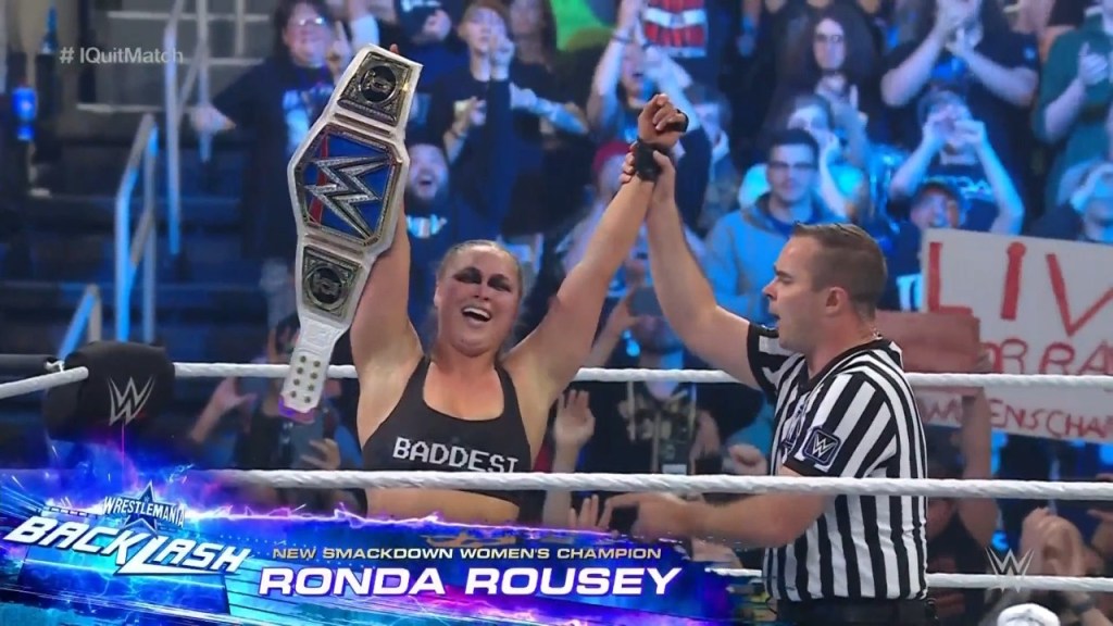 Ronda Rousey WWE WrestleMania Backlash