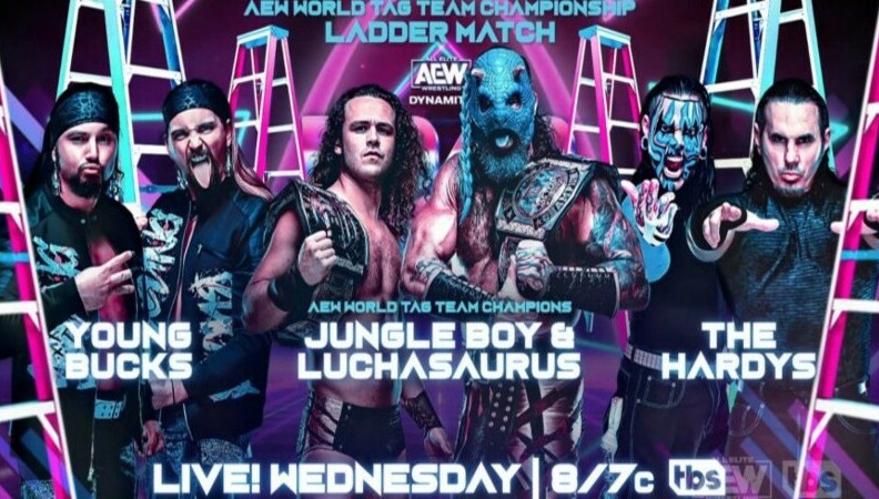 AEW Dynamite Road Rager The Hardys Young Bucks Jurassic Express