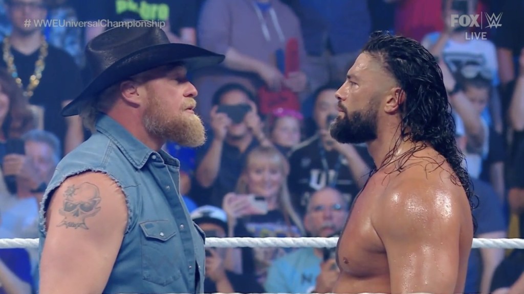 Brock Lesnar Roman Reigns WWE SmackDown