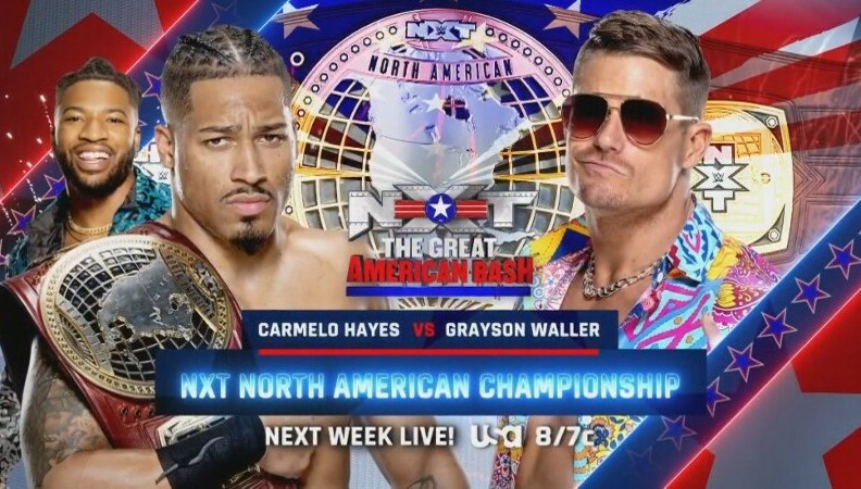 Carmelo Hayes Grayson Waller WWE NXT Great American Bash