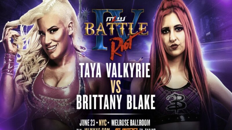 Taya Valkyrie Brittany Blake MLW Battle Riot