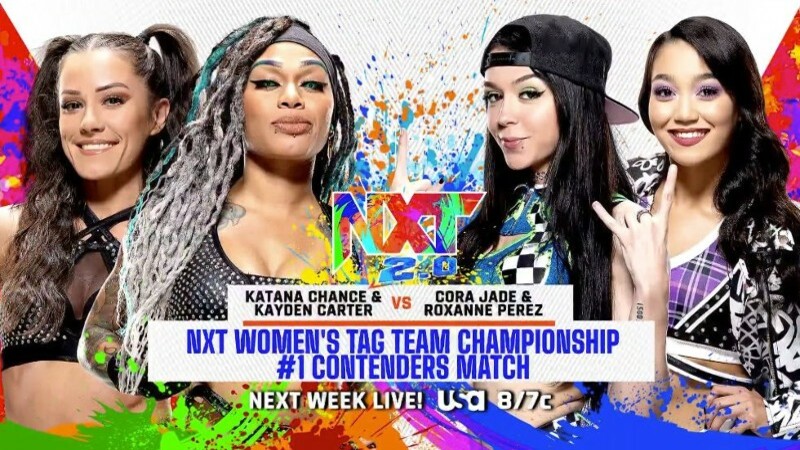 WWE NXT Katana Chance Kaydem Carter Cora Jade Roxanne Perez