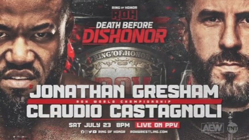 Jonathan Gresham Claudio Castagnoli ROH Death Before Dishonor