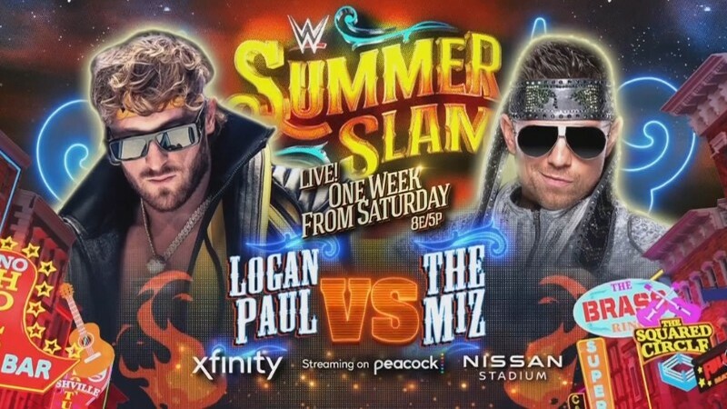 Logan Paul The Miz WWE SummerSlam