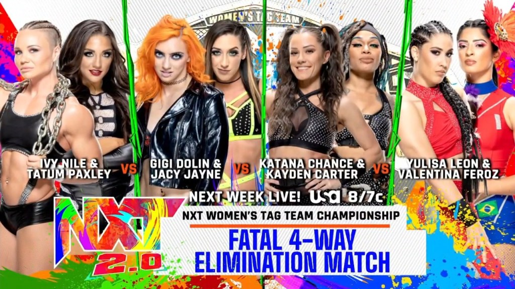 NXT Women's Tag Team Championship Fatal 4-Way
