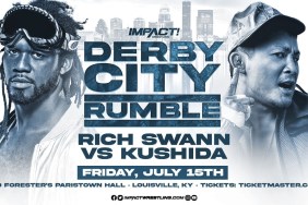 Rich Swann KUSHIDA IMPACT Wrestling Derby City Rumble