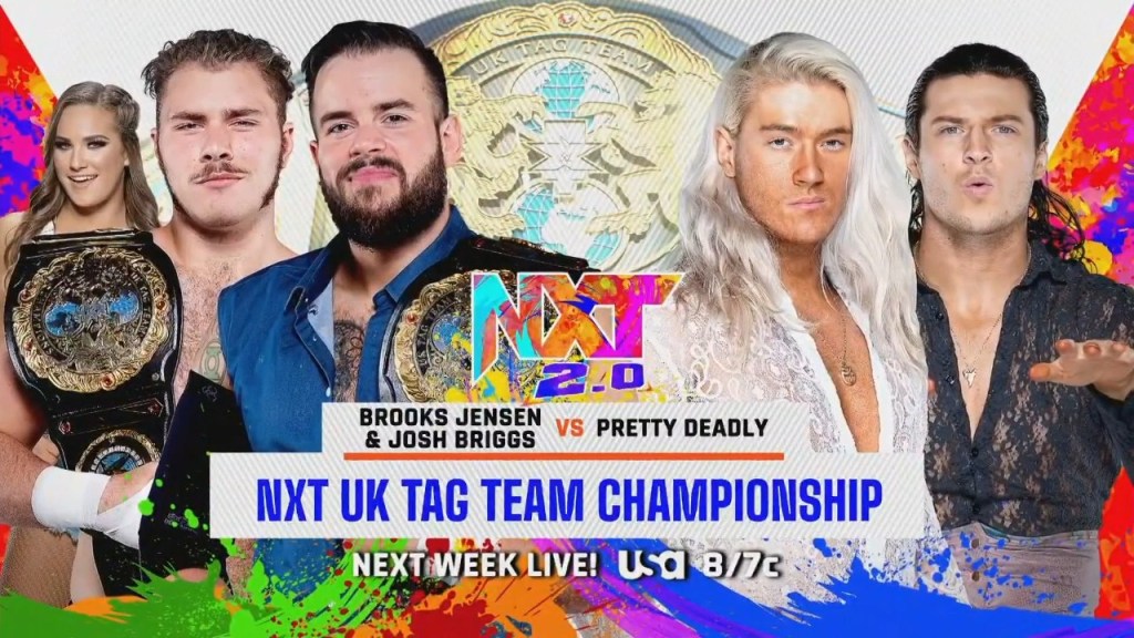 WWE NXT NXT UK Tag Titles Pretty Deadly Brooks Jensen Josh Briggs
