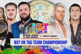 WWE NXT NXT UK Tag Titles Pretty Deadly Brooks Jensen Josh Briggs