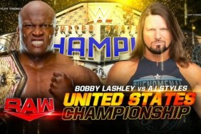 Bobby Lashley AJ Styles WWE RAW
