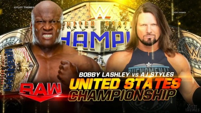 Bobby Lashley AJ Styles WWE RAW