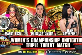 Mandy Rose Blair Davenport Meiko Satomura WWE NXT Worlds Collode