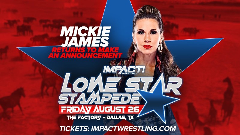 Mickie James IMPACT Wrestling Lone Star Stampede