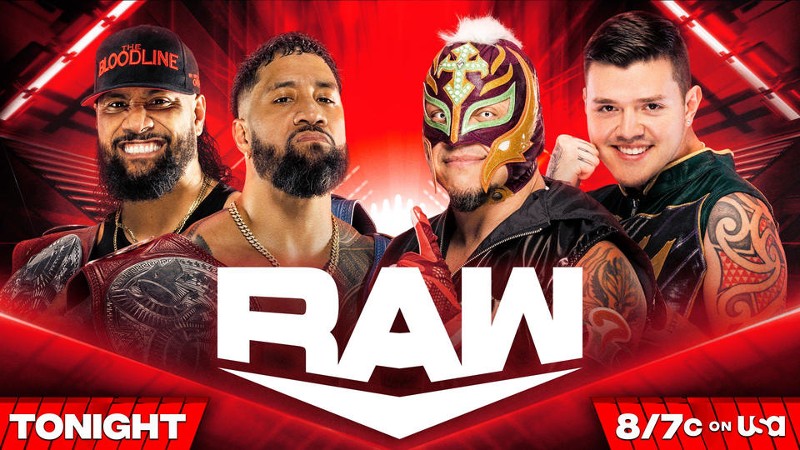 The Usos The Mysterios WWE RAW