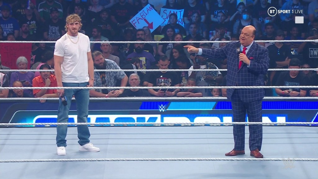 Logan Paul Paul Heyman WWE SmackDown