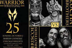Warrior Wrestling changes card for 10/2, The Lucha Bros. and