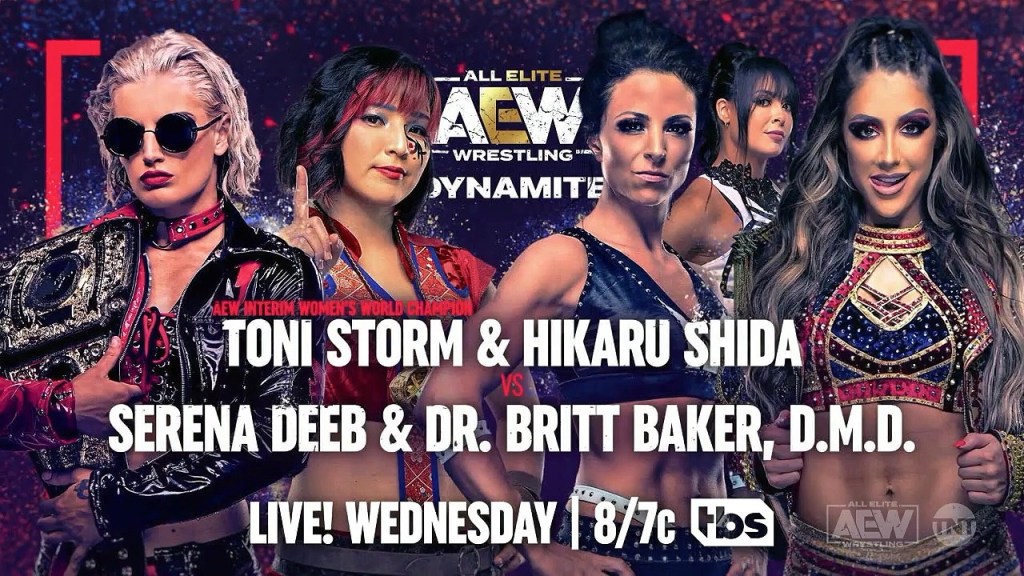 Toni Storm Hikaru Shida Britt Baker Serena Deeb AEW Dynamite