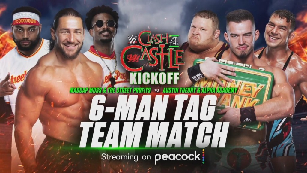 WWE Clash at the Castle Kickoff Austin Theory