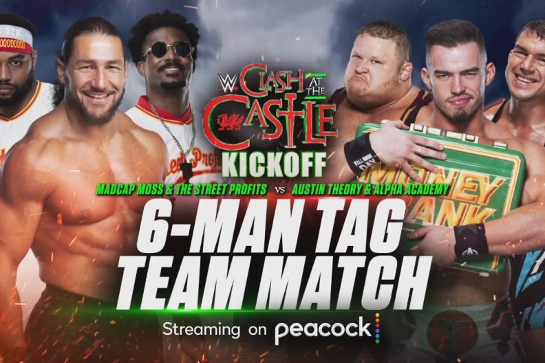 WWE Clash at the Castle Kickoff Austin Theory