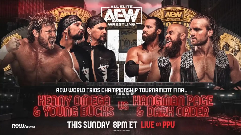 aew world trios championship all out