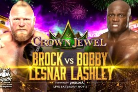 Brock Lesnar Bobby Lashley WWE Crown Jewel