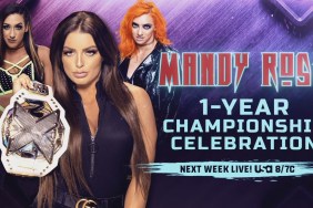 Mandy Rose 1-Year Celebration WWE NXT