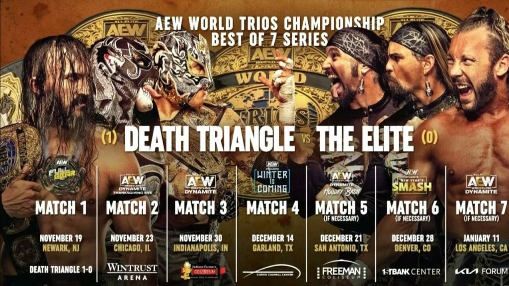 AEW The Elite Death Triangle Best Of 7 AEW Dynamite