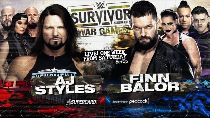 AJ Styles Finn Balor WWE Survivor Series