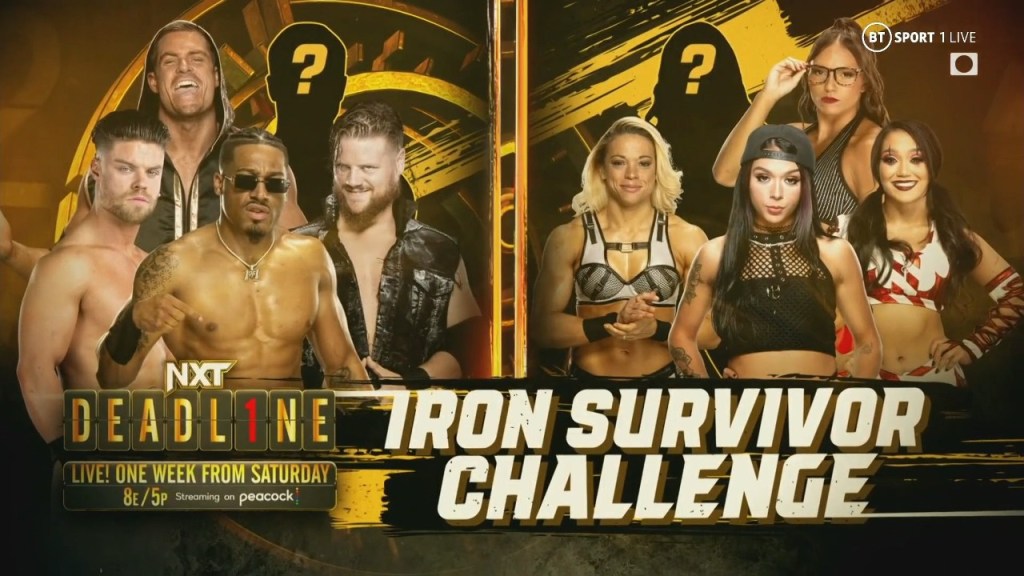 NXT Deadline Iron Survivor Challenge Matches