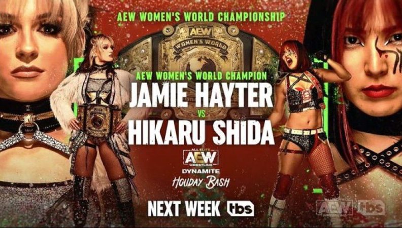 Hikaru Shida vs Jamie Hayter AEW Dynamit Holiday Bash