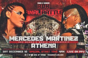 Mercedes Martinez Athena ROH Final Battle
