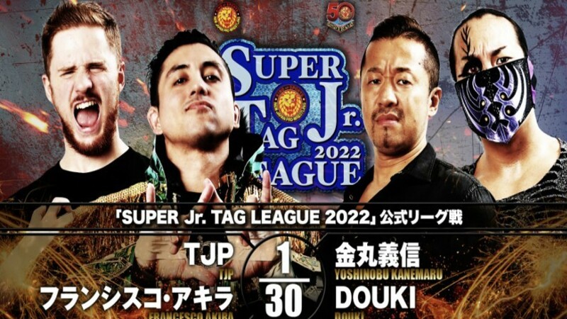 NJPW Super Jr Tag League TJP Francesco Akira