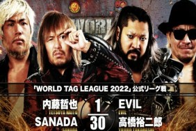NJPW World Tag League Tetsuya Naito EVIL