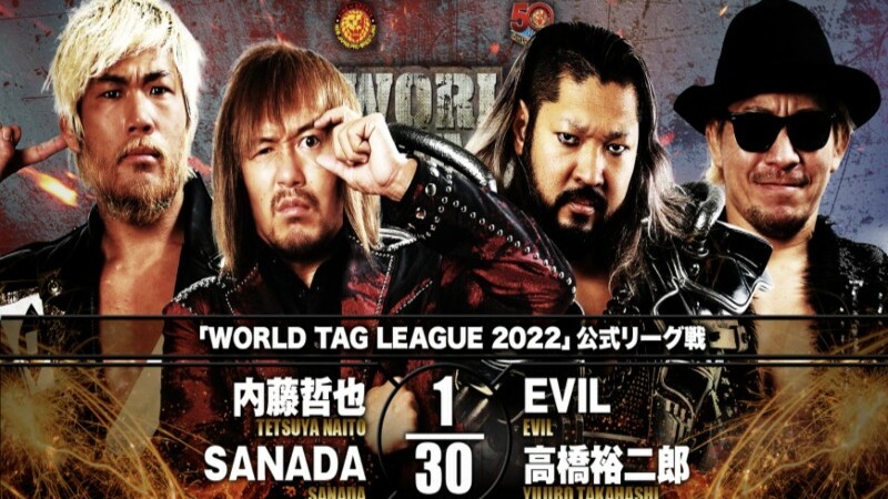 NJPW World Tag League Tetsuya Naito EVIL