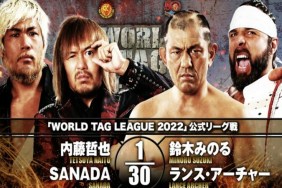 NJPW World Tag League Tetsuya Naito Minoru Suzuki