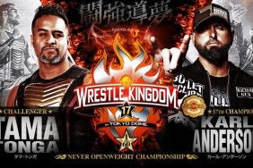 NJPW Wrestle Kingdom 17 Karl Anderson Tama Tonga