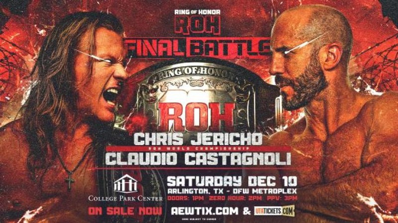 ROH Final Battle Chris Jericho Claudio Castagnoli