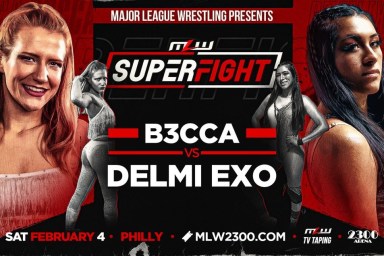 B3CCA vs. Delmi Exo this Saturday in Philly at MLW SuperFight