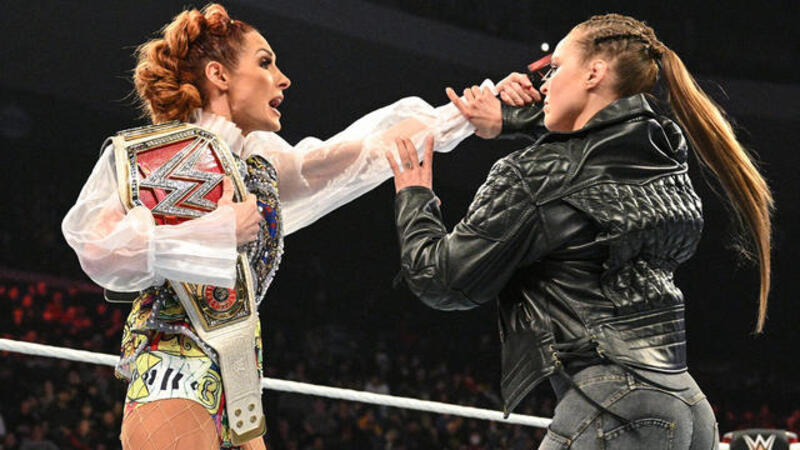 Becky Lynch Ronda Rousey WWE