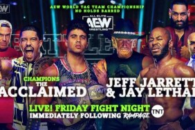 The Acclaimed Jeff Jarrett Jay Lethal AEW Battle of the Belts V