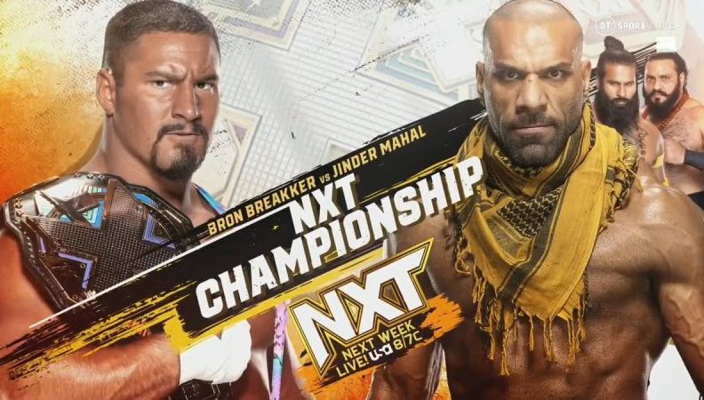 Bron Breakker vs. Jinder Mahal WWE NXT