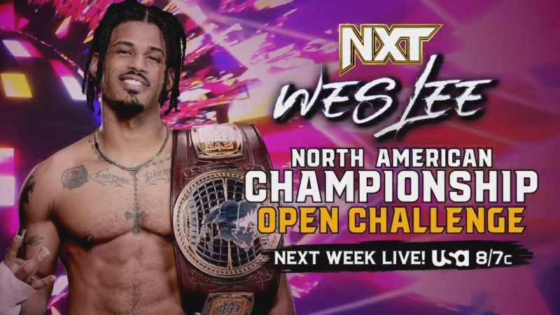 Wes Lee NXT open challenge
