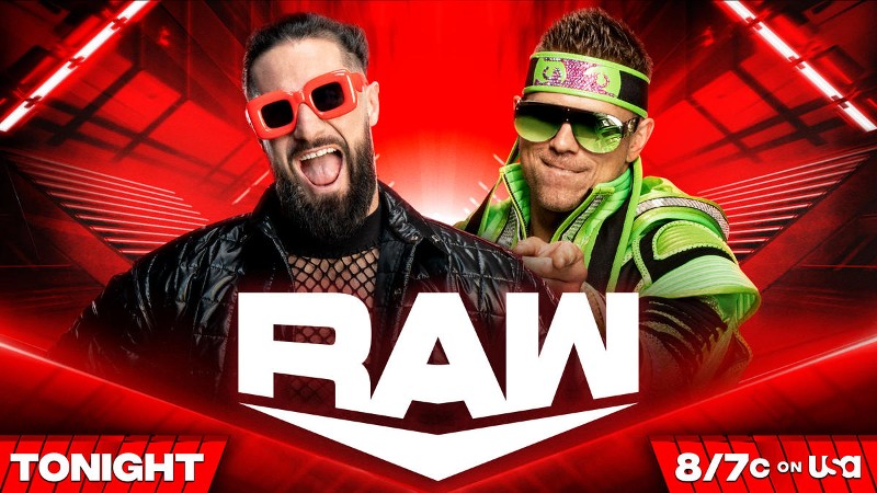 Seth Rollins The Miz WWE RAW