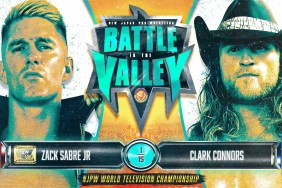 Zack Sabre Jr Clark Connors NJPW Battle in the Valley